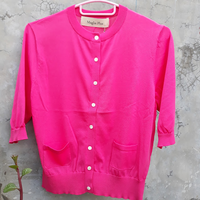 maglia plus cardigan pinori filati