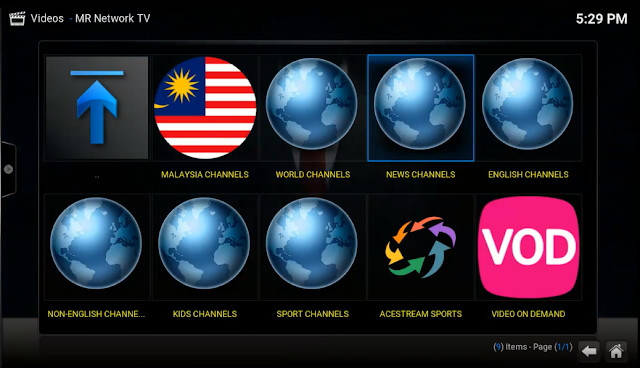 إضافة MR Network Tv و Ialamic Streams Tv لمشاهدة القنوات على برنامج kodi