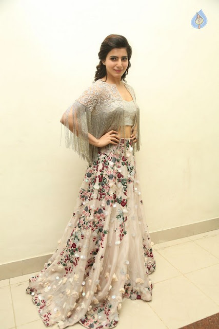 Samantha in designed dress at audio launch event