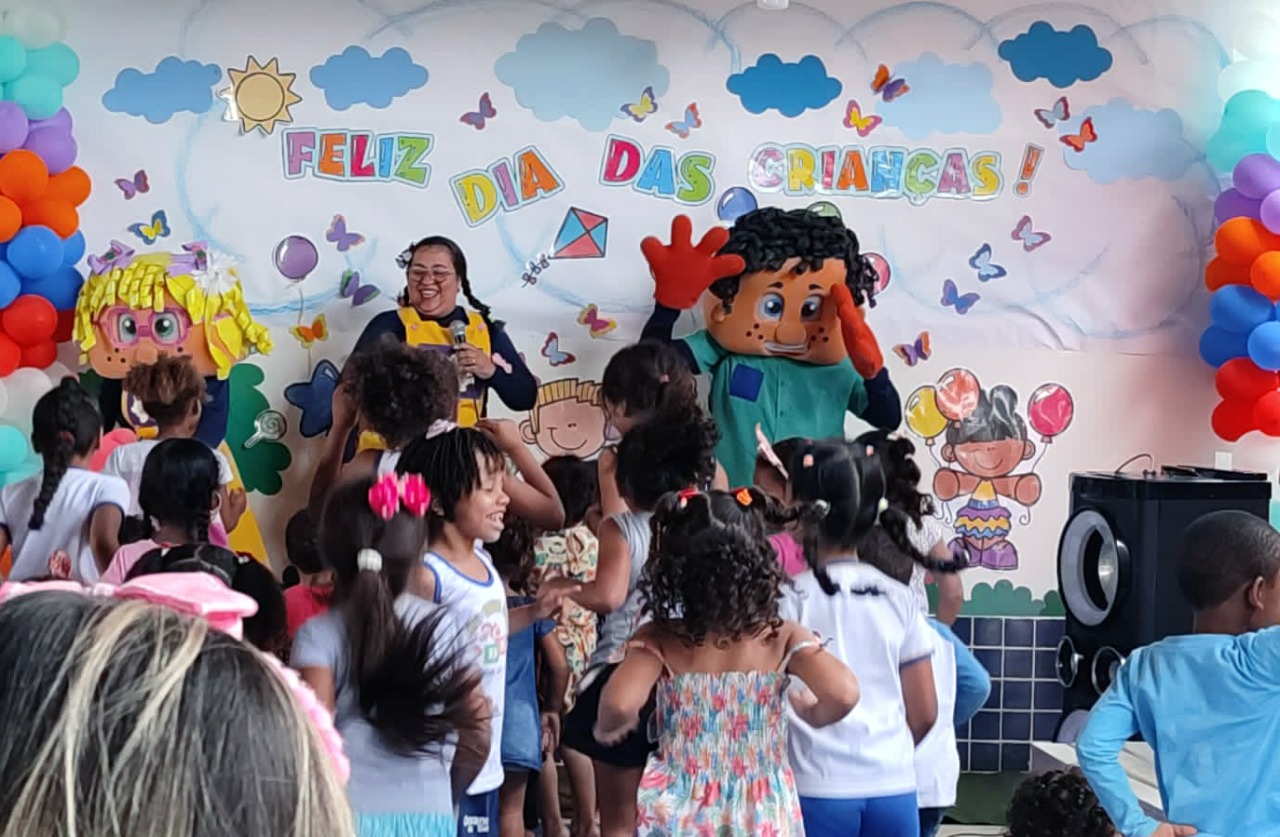 Mês da Criança: Prefeitura promove programação especial nos centros assistenciais e escolas de Eunápolis