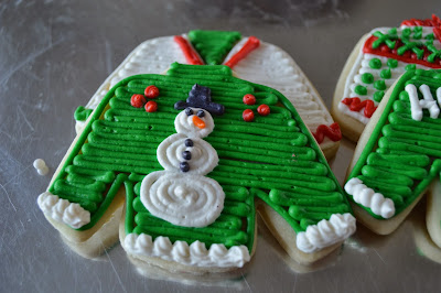 Ugly Holiday Sweater Cookies