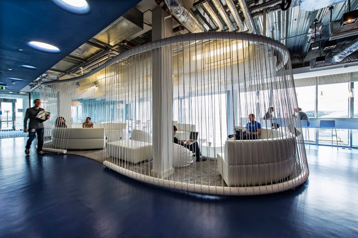 Hang out room in Google office in Dublin 