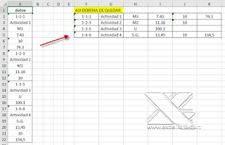 Reordenar columnas por filas