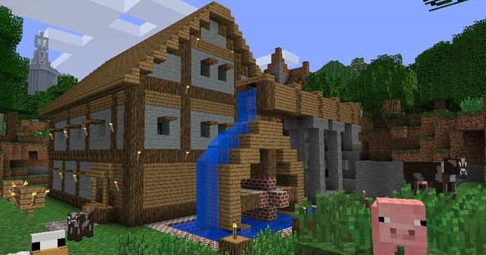 Gambar Rumah  Dari Minecraft  Gambar Om