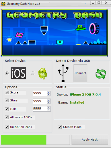 How To Geometry Dash Cheat Icons-Codes-Stars-Bypass-For (Pc,Ios,Android) For Free