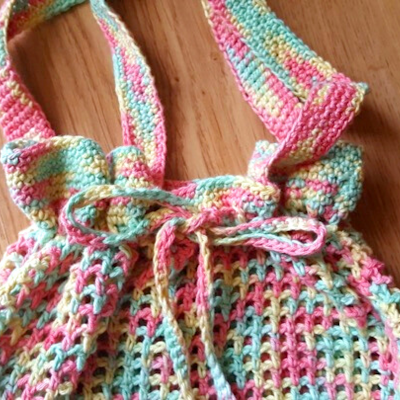 Crochet Summer Net Tote Bag