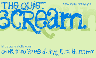 Hand Drawn Fonts-The Quiet Scream