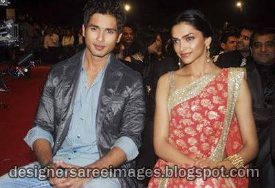 Deepika Padukone Designer work saree