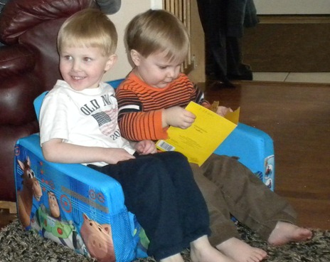 Boys on Couch