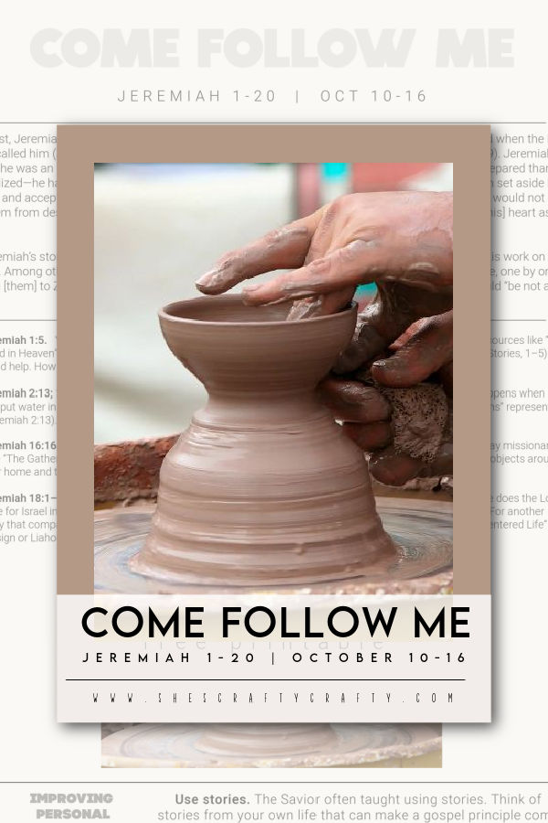 Come Follow Me Printable Oct 10-16 pinterest pin.