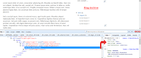 modify blogger css with firebug