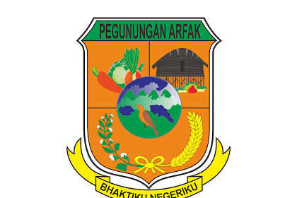 Logo Kabupaten Pegunungan Arfak Vector