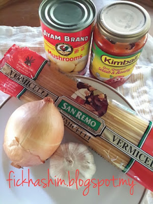 bahan-bahan untuk membuat spaghetti bolognese sedap
