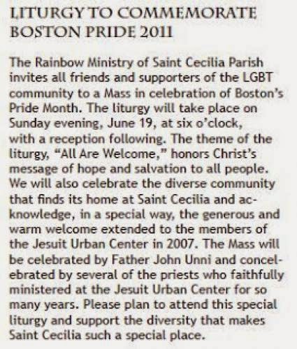 Pride Prayer Service In Boston