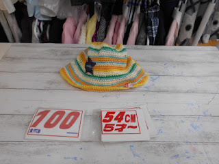 中古品　帽子　５４㎝～　１００円