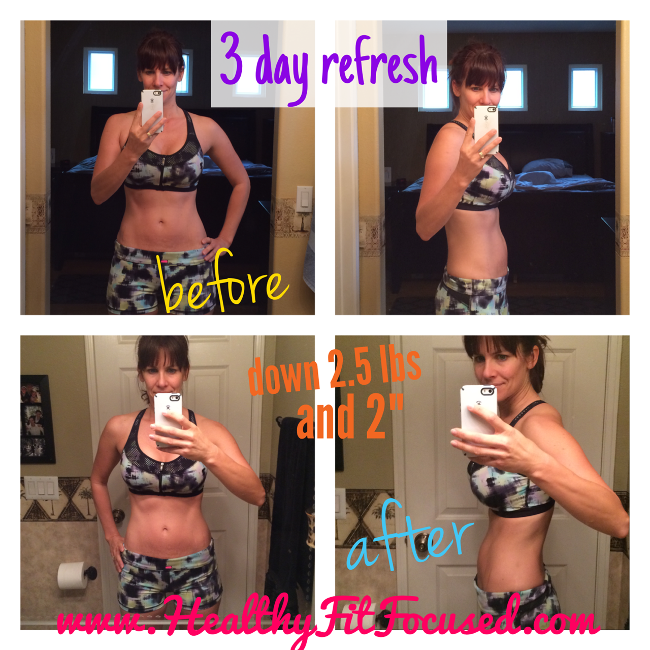 3 Day Refresh Women's Results and Update!, www.HealthyFitFocused.com