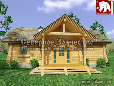 log home house plan