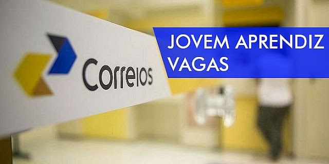 Seleção Jovem Aprendiz Correios: inscrições terminam NESTE domingo