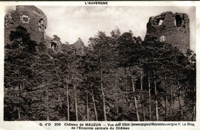Cpa Auvergne Mauzun le château