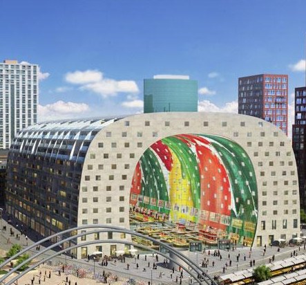 The centre of Rotterdam - Rotterdam supermarket