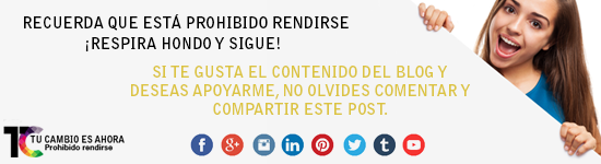 Banner promocional Tu Cambio es ahora con íconos de redes sociales