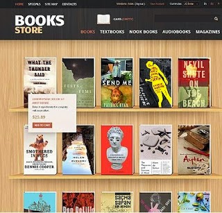 BookStore blogger template