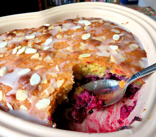 Blackberry Bakewell Pudding