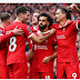 EPL: Liverpool 2-0 Everton, Mohamed Salah's brace secures win over 10-man Everton