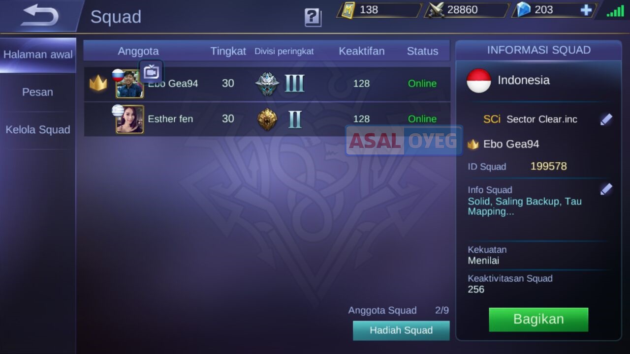 Cara Membuat Squad Di Mobile Legends