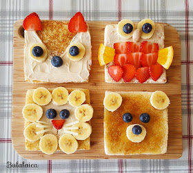 Tostadas de animales