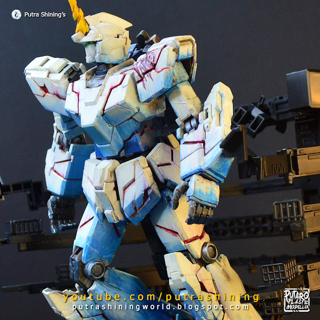 VT Energy and Repair Garage (VT-131-3) Review - MG RX-0 Unicorn Gundam MS Cage by Putra Shining