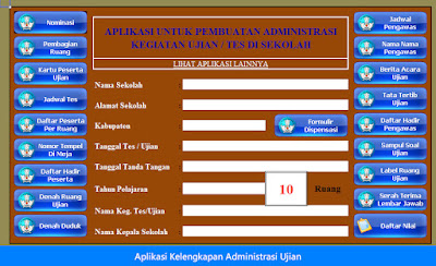 Aplikasi Kelengkapan Administrasi Ujian