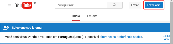 botão inscreva-se Youtube