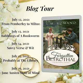 Blog tour for Forgotten Betrothal by L M Romano