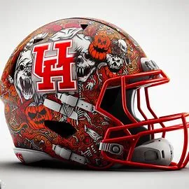 Houston Cougars Halloween Concept Helmets