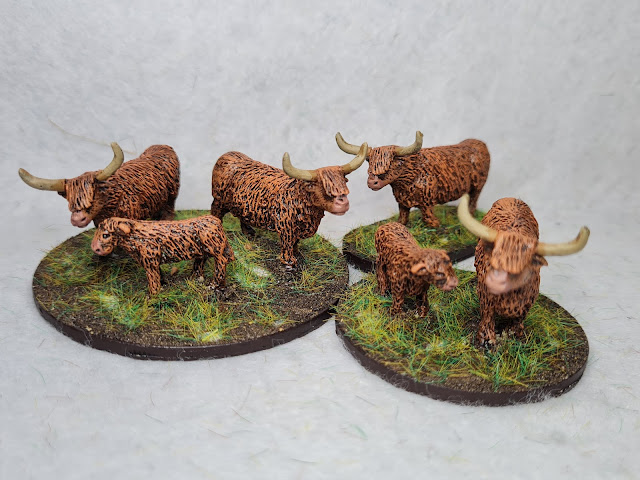 warbases highland cow 28mm