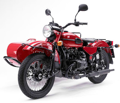 Modification Motor Ural Retro Red