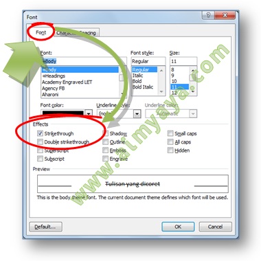 Gambar: cara mengatur setting word options untuk mengatur tampilan text boundaries di microsoft word 2007