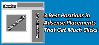 3 Best Positions in Adsense Placements That Get Much Clicks