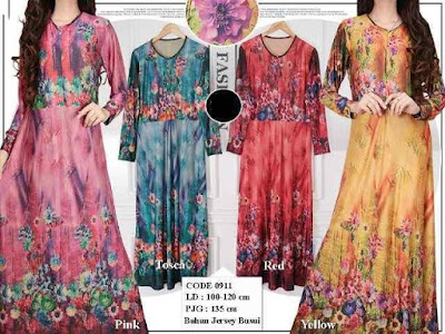 Maxi Dress Flowers Full Colour Maxi - 10228