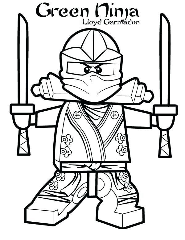 Coloring Pages Lego Ninjago Color By