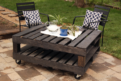 outdoor coffee table plans