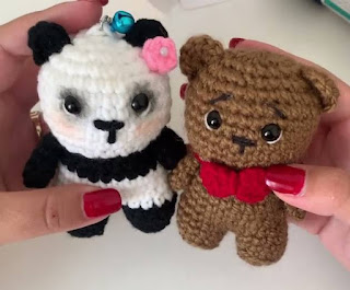 PATRON GRATIS OSO Y OSO PANDA AMIGURUMI 54120