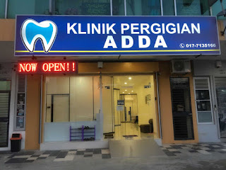 exterior of klinik pergigian adda johor bahru