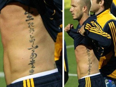 David Beckham's tattoos