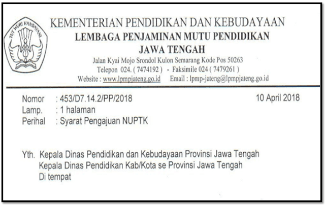 Persyaratan Mendapatkan NUPTK Tahun 2018 Lewat LPMP Provinsi