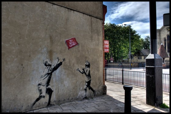 banksy graffiti artwork. Talk about Banksy Graffiti