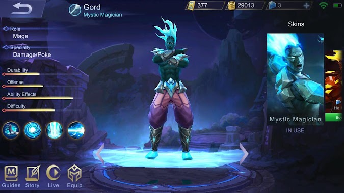 Guide Build Gear, Tutorial, Cara Bermain Gord Tersakit dan Terbaik di Mobile Legends