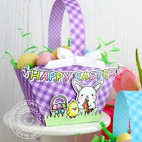 Sunny Studio Stamps: Chubby Bunny Comic Strip Everyday Dies Easter Treat Box by Leanne West