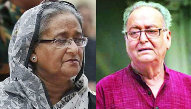 Prime Minister Sheikh Hasina mourns the death of Soumitra Chatterjee